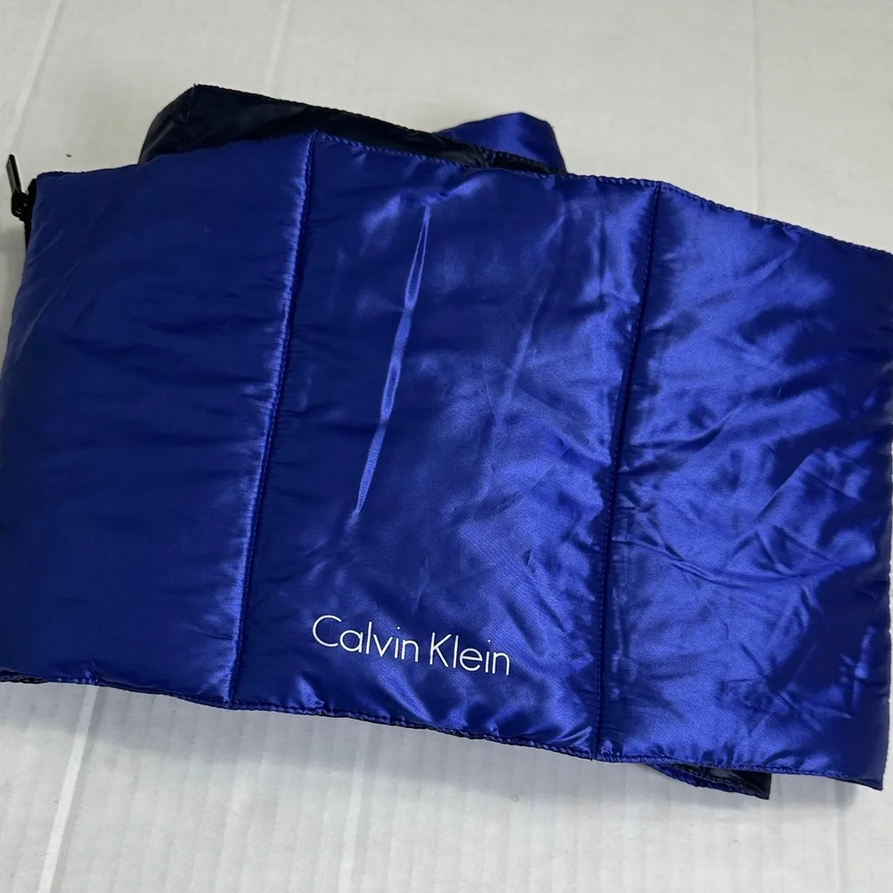 Calvin Klein New Purple‎ Tension Puffer Infinity Scarf Winter Outerwear